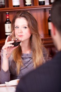 couple at restaurant
